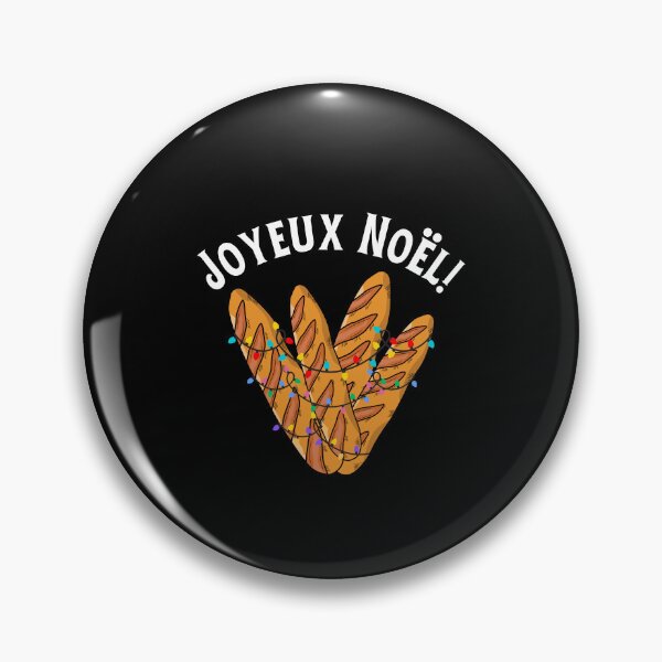 Item preview, French Merry Christmas Joyeux Noel Baguette designed and sold by Anthlete.