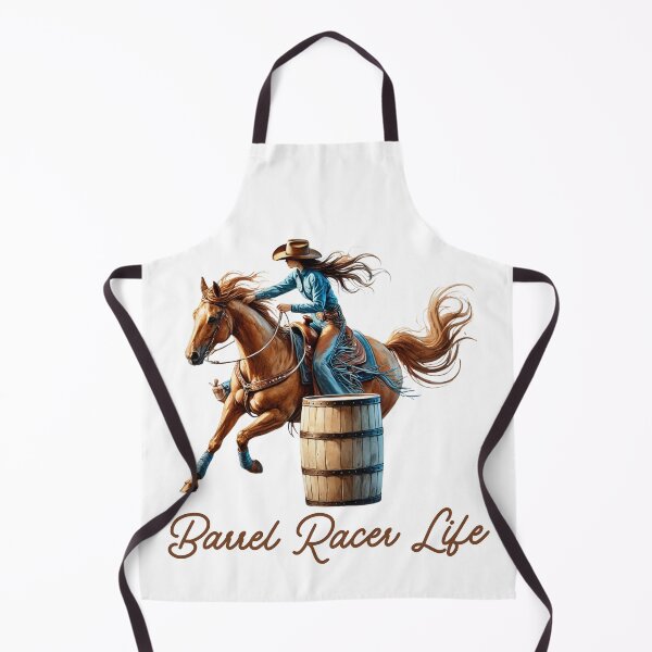 Item preview, Barrel Racer Life Cowgirl on Horseback designed and sold by MarketMavenGift.
