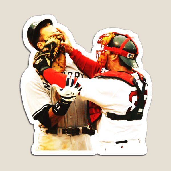 Vista previa del artículo con la obra «Arte de Jason Varitek contra Alex Rodríguez: pelea icónica entre los Red Sox y los Yankees», diseñado y vendido por TheNumbersGeek.