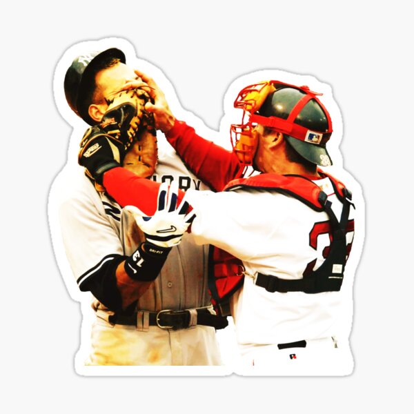 Item preview, Jason Varitek vs. Alex Rodriguez Art - Red Sox vs. Yankees Iconic Fight designed and sold by TheNumbersGeek.