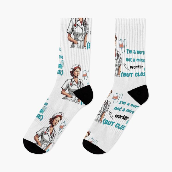 Item preview, I'm a nurse, not a miracle worker (but close) designed and sold by Dudiudi.