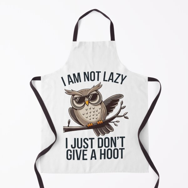 Item preview, Funny Owl Saying: I Don't Give a Hoot designed and sold by ZetaDream.