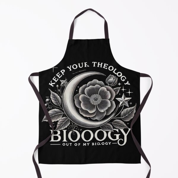 Artikelvorschau, Halten Sie Ihre Theologie aus meiner Biologie heraus. Langes botanisches Blumenmuster entworfen und verkauft von SztylishDesigns.