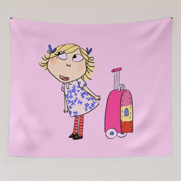 Item preview, Ransroom draws pink pastel vacation Lola / charlie and lola cartoon designed and sold by RansRoom.