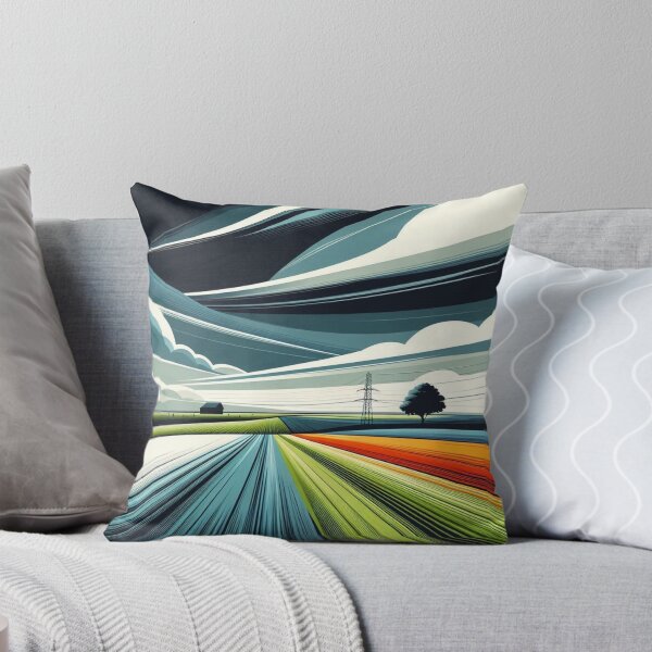 Item preview, Fields of Color Under Dynamic Skies designed and sold by Donkey's Salad.
