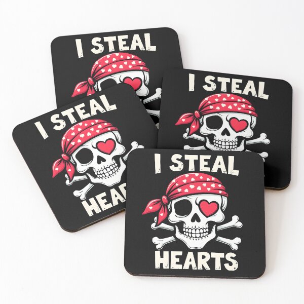 Item preview, Totenkopf Pirate - I steal hearts designed and sold by Channel1Design.