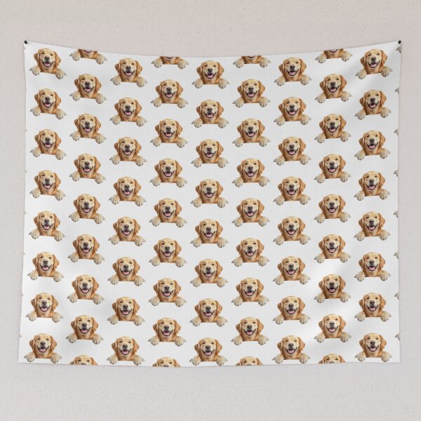 Item preview, Peeking Cute Golden Retriever designed and sold by NicolasGlowArt.