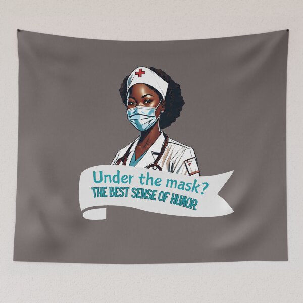 Item preview, Under the mask? The best sense of humor. designed and sold by Dudiudi.