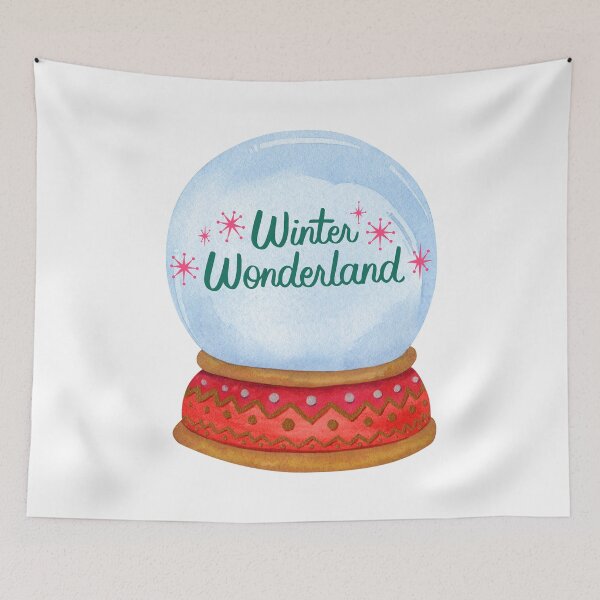 Item preview, charming " Winter Wonderland " snow globe designed and sold by LeStudioSHB.