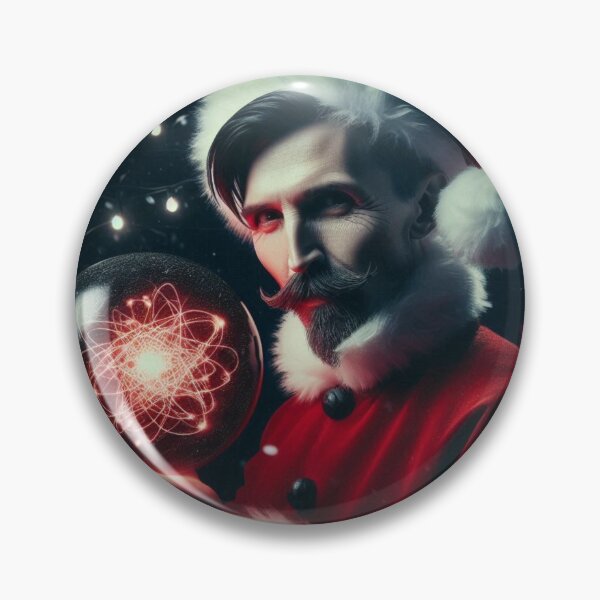 Item preview, Nikola Tesla Santa Claus designed and sold by sevenmountains.