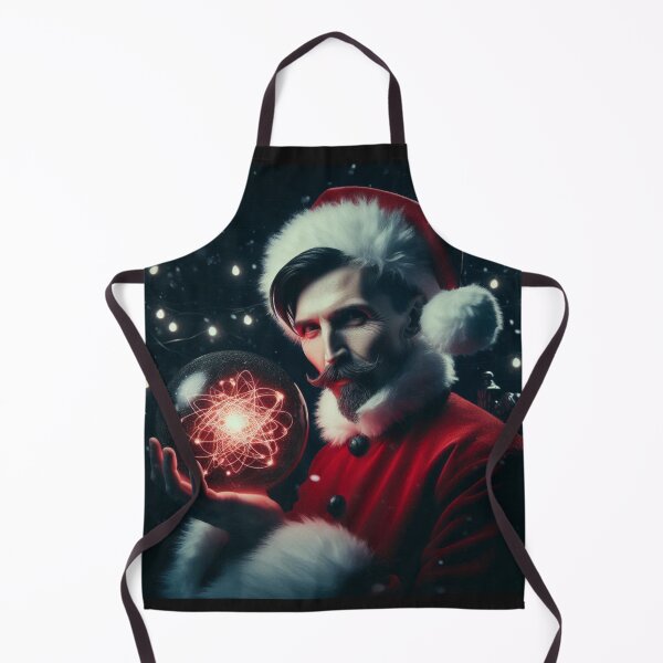 Item preview, Nikola Tesla Santa Claus designed and sold by sevenmountains.