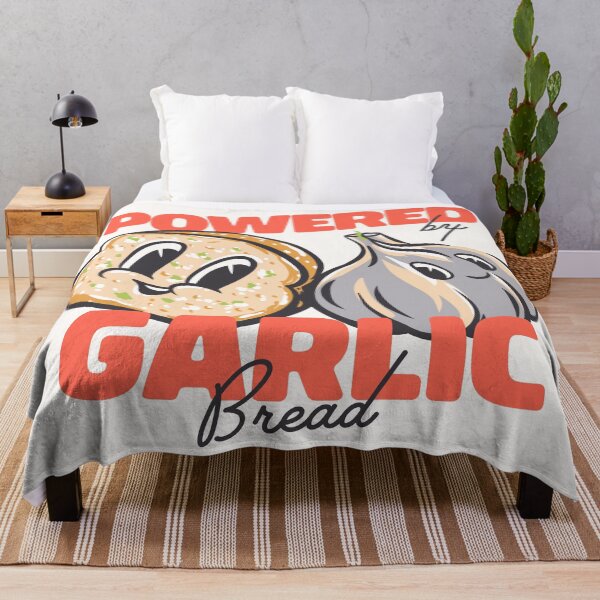 Item preview, Powered by Garlic Bread | Garlic Bread Supremacy | MEME | Beige, Tan designed and sold by Any Color Designs.