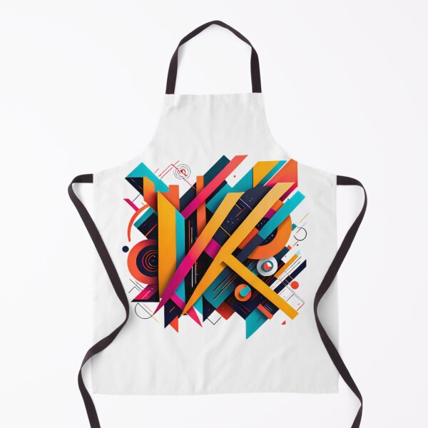 Item preview, Vibrant Shapes Explosion design print colorful designed and sold by ART ATTACK ZONE.