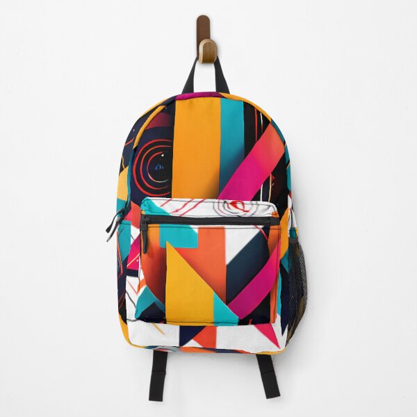 Item preview, Vibrant Shapes Explosion design print colorful designed and sold by ART ATTACK ZONE.