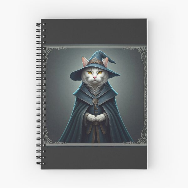 Item preview, The Feline Wizard: A Tarot Card of Magic and Mystery. Magical Cat Wizard - Amulet of Luck designed and sold by MarCreativArt.
