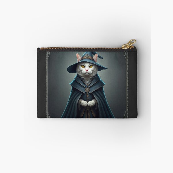 Item preview, The Feline Wizard: A Tarot Card of Magic and Mystery. Magical Cat Wizard - Amulet of Luck designed and sold by MarCreativArt.