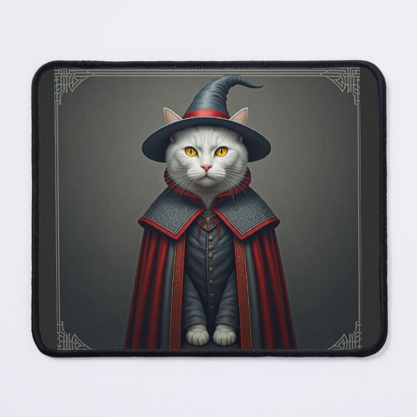 Item preview, The Feline Wizard: A Tarot Card of Magic and Mystery. Magical Cat Wizard - Amulet of Luck designed and sold by MarCreativArt.