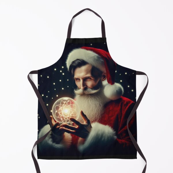 Item preview, Nikola Tesla Santa Claus designed and sold by sevenmountains.