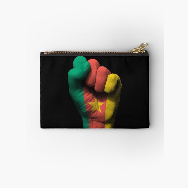 Item preview, Flag of Cameroon on a Raised Clenched Fist  designed and sold by JeffBartels.
