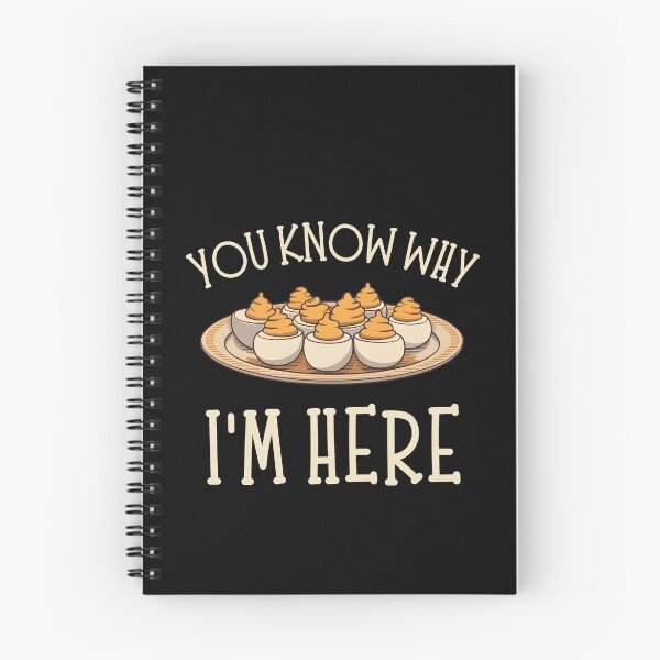 Item preview, You Know Why I'm Here Deviled Egg Retro Thanksgiving Dinner designed and sold by BloomMarch.