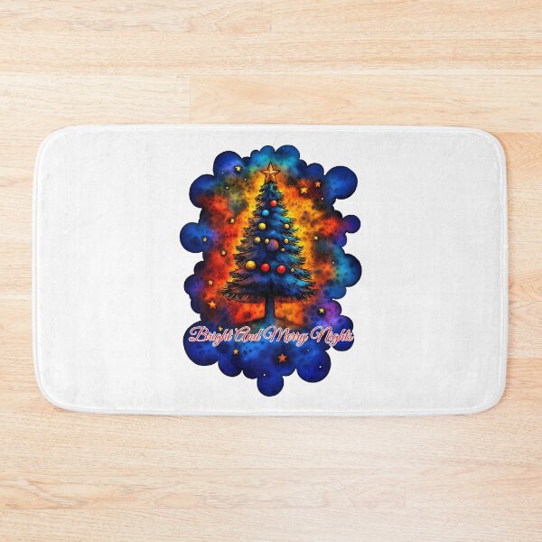 Item preview, Bright And Merry Nights, Colorful Christmas Tree, Festive Night Design, Vibrant Holiday Tree, Starry Christmas, Nighttime Cheer, Glowing Tree, Christmas Magic designed and sold by BukkyStory.