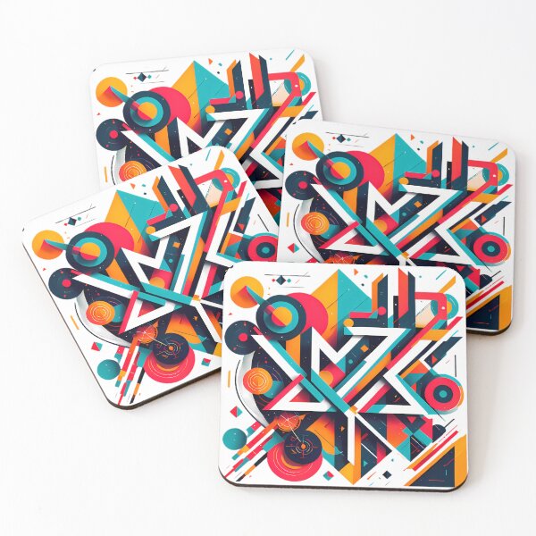 Item preview, Vibrant Geometric T-Shirt Collection designed and sold by ART ATTACK ZONE.