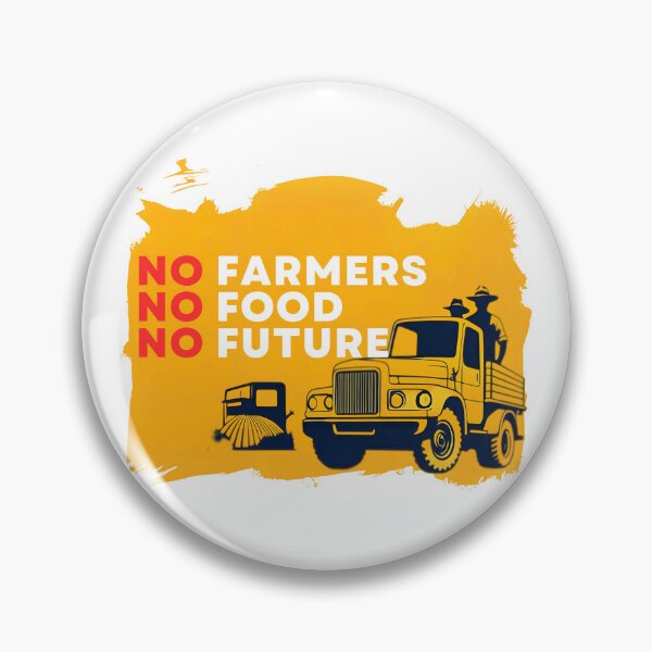 Item preview, No Farmers No Food No Future Back British Farming Protest  designed and sold by designsbyphi.