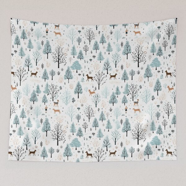 Item preview, Winter Woodland Minimalism designed and sold by ArtLikeAisy.