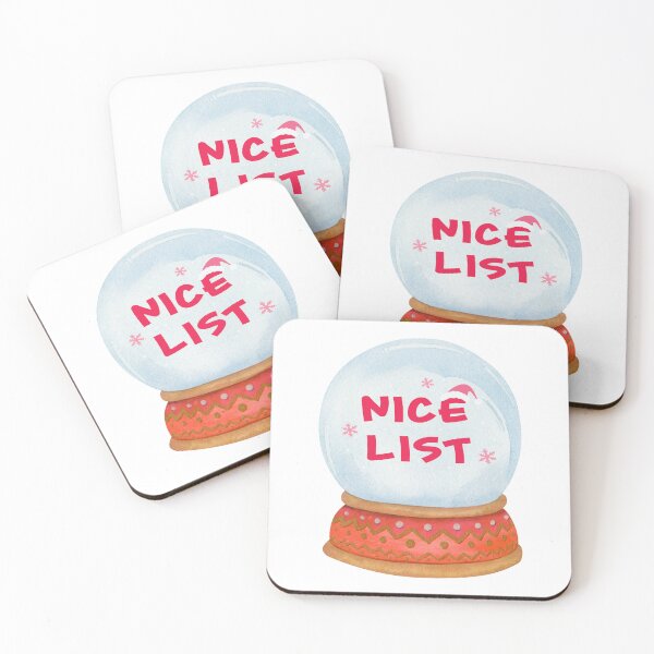 Item preview, Cute " Nice List " snow globe designed and sold by LeStudioSHB.