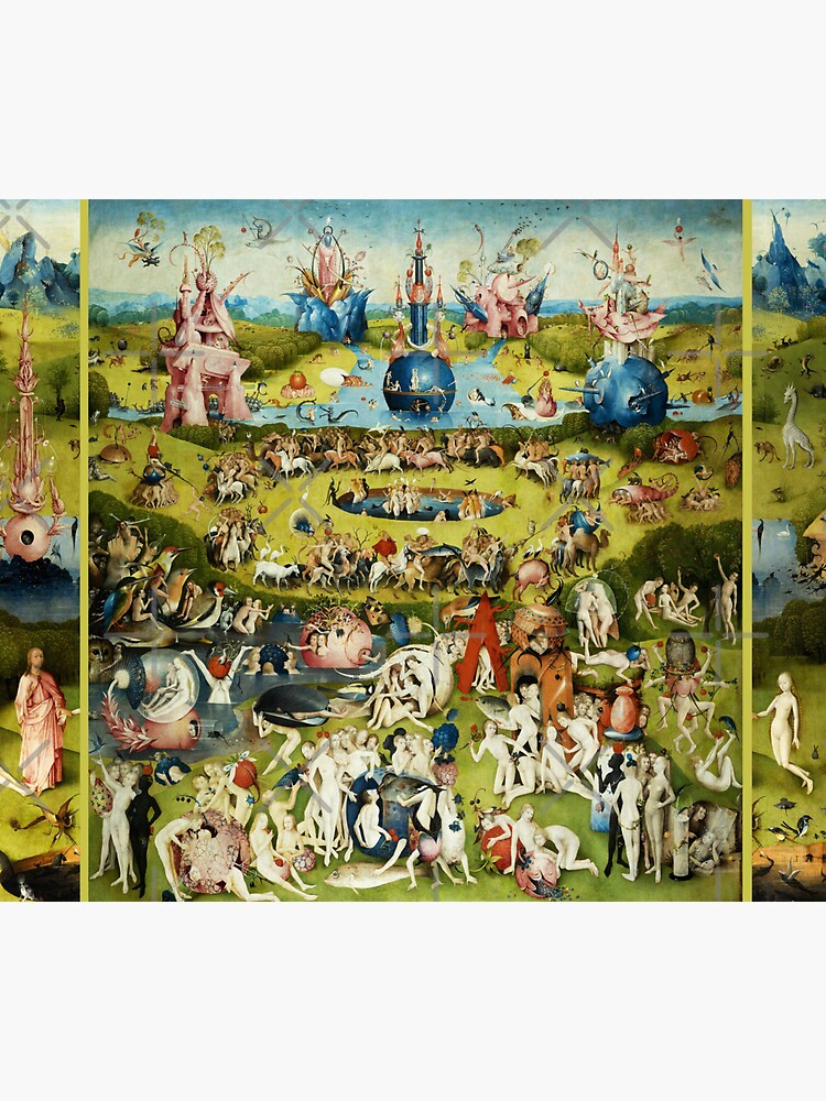 Garden of Earthly Delights , Paradise by Hieronymus Bosch by BulganLumini