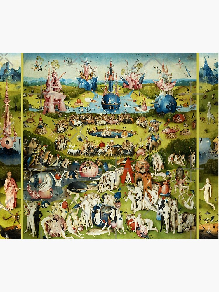 Garden of Earthly Delights , Paradise by Hieronymus Bosch by BulganLumini