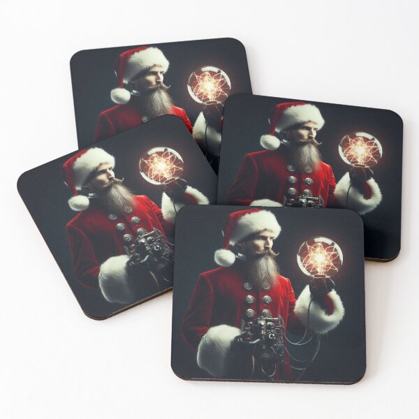 Item preview, Nikola Tesla Santa Claus designed and sold by sevenmountains.
