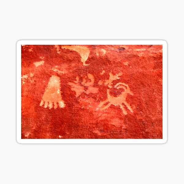 Atlatl Rock Petroglyphs Sticker