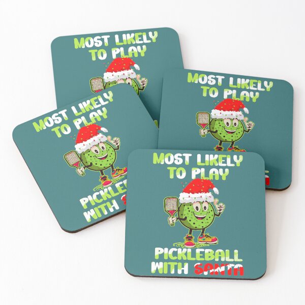 Item preview,  Most Likely To Play Pickleball With Santa designed and sold by box-artshop.