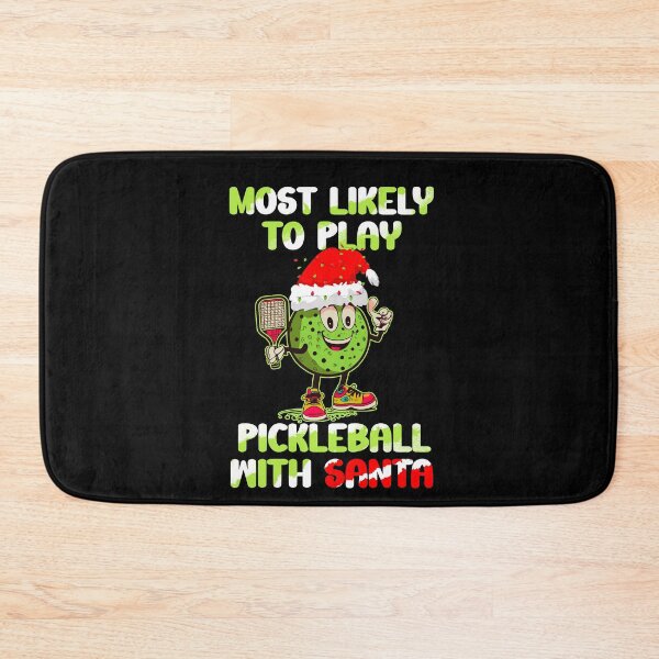 Artikelvorschau, Wer spielt am ehesten Pickleball mit dem Weihnachtsmann? entworfen und verkauft von box-artshop.