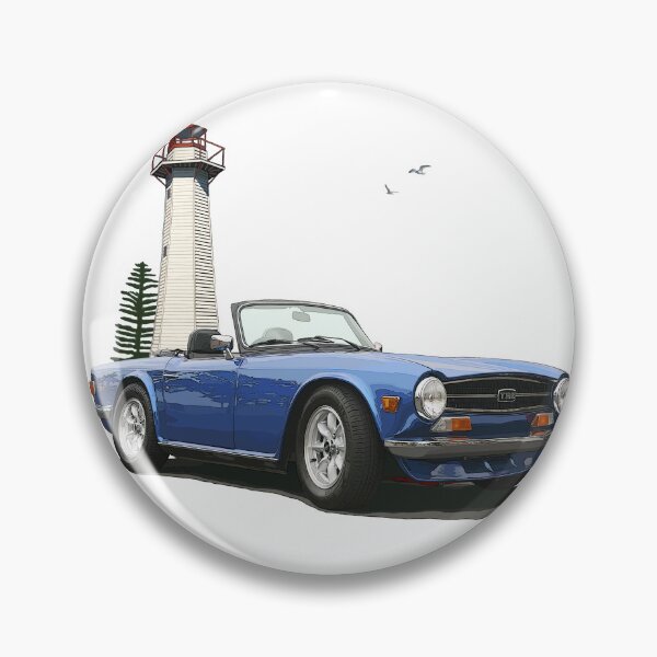 Item preview, Blue Triumph TR + Lighthouse  designed and sold by avenueart01.