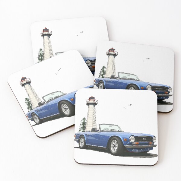Item preview, Blue Triumph TR + Lighthouse  designed and sold by avenueart01.