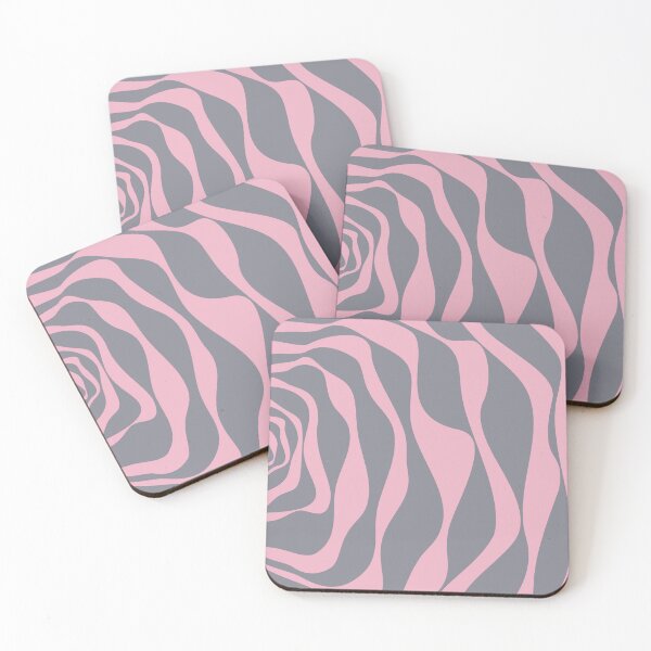 Item preview, Ebb and Flow 4 in Grey and Pink designed and sold by LAEC-Shop.