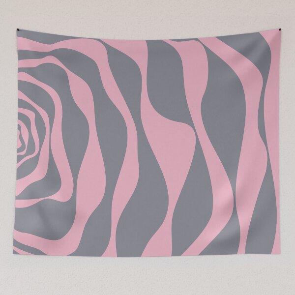 Item preview, Ebb and Flow 4 in Grey and Pink designed and sold by LAEC-Shop.