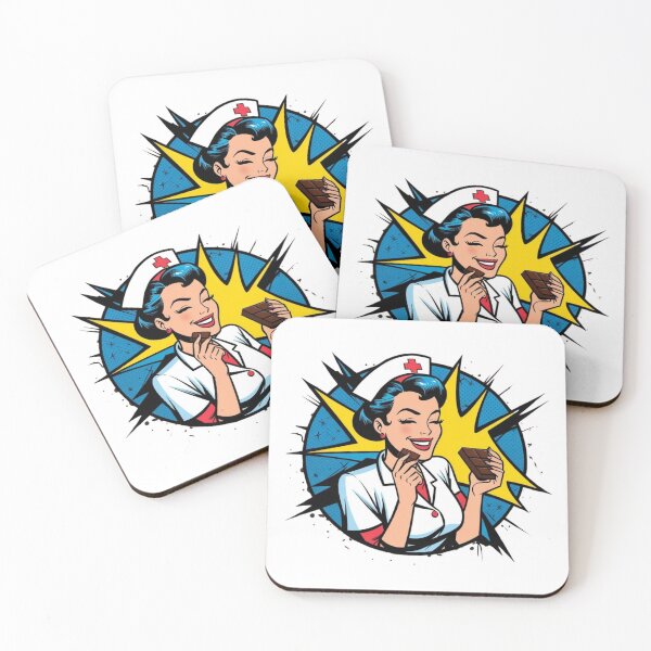 Item preview, Nurse eat chocolate designed and sold by MessOnClothes.