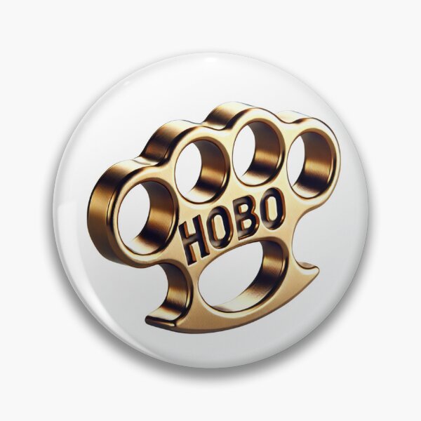 Item preview, Hobo brass knuckles designed and sold by HallojDesign.