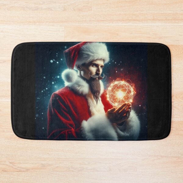 Item preview, Nikola Tesla Santa Claus designed and sold by sevenmountains.