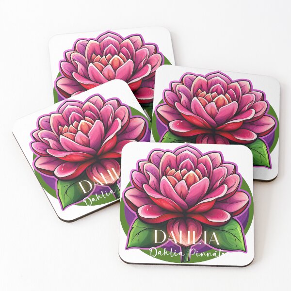 Item preview, T-Shirt Design Flowers: DAHLIA designed and sold by ForeverPrintsOK.