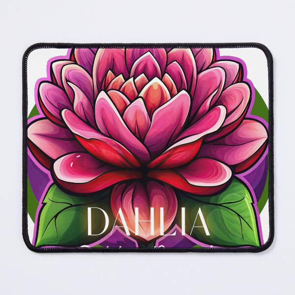 Item preview, T-Shirt Design Flowers: DAHLIA designed and sold by ForeverPrintsOK.