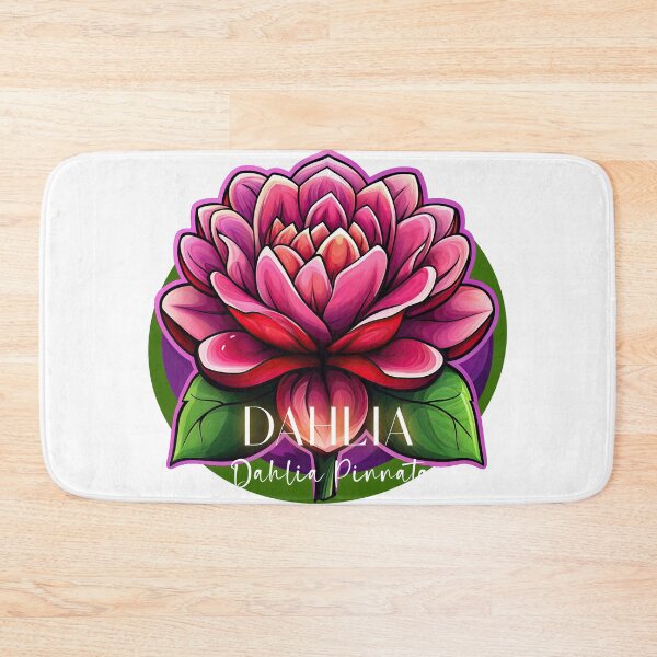 Item preview, T-Shirt Design Flowers: DAHLIA designed and sold by ForeverPrintsOK.