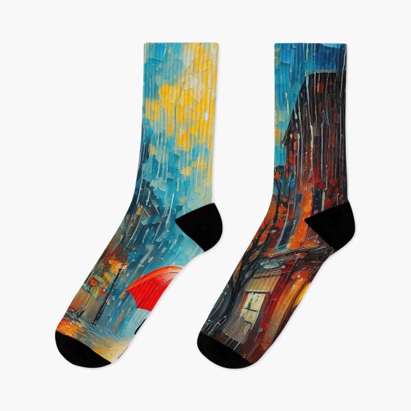 Item preview, Walk in the Rain designed and sold by ArtFactoryAI.