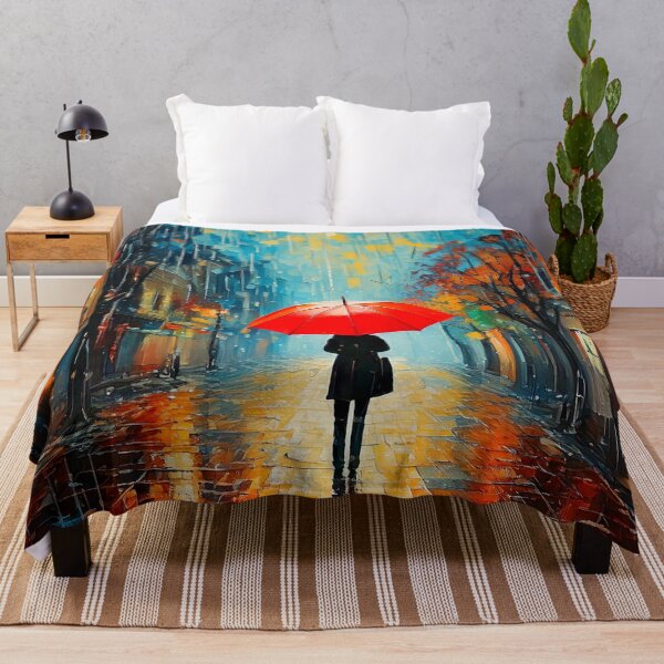 Item preview, Walk in the Rain designed and sold by ArtFactoryAI.