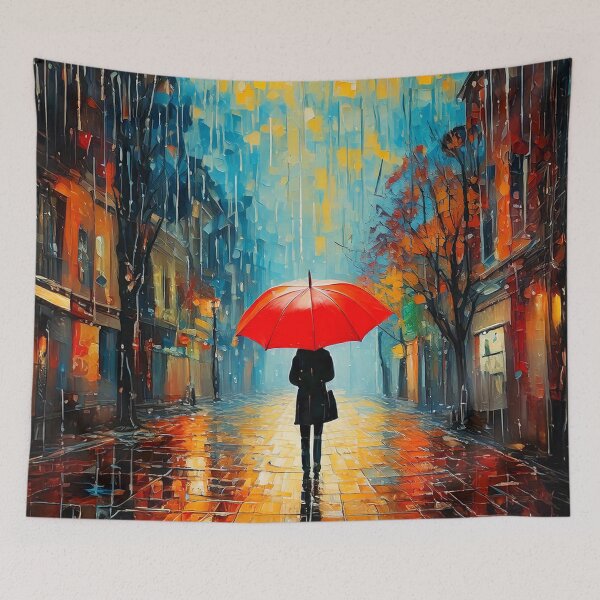 Item preview, Walk in the Rain designed and sold by ArtFactoryAI.