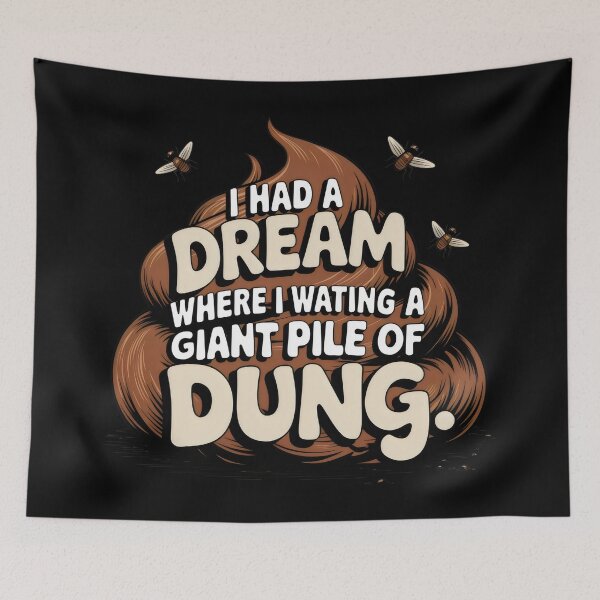 Item preview, Funny Dung Dream Illustration -  designed and sold by Prime-Studio.