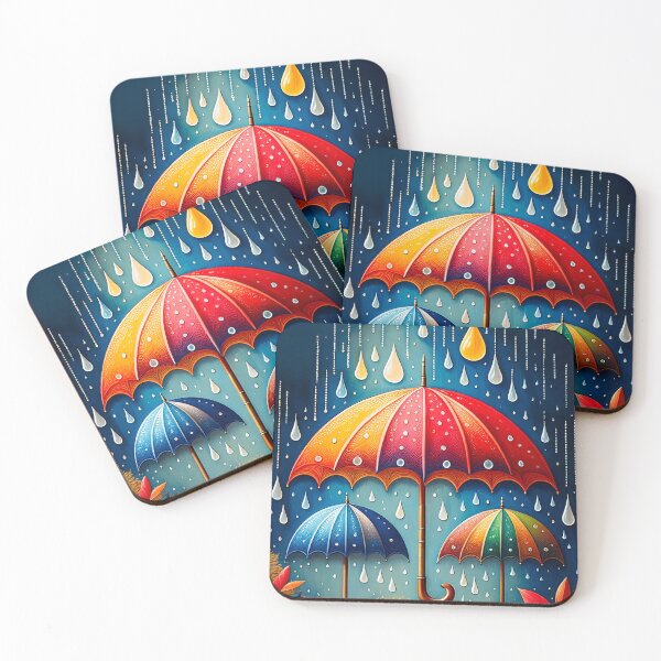 Item preview, Umbrellas and Rain designed and sold by ArtFactoryAI.